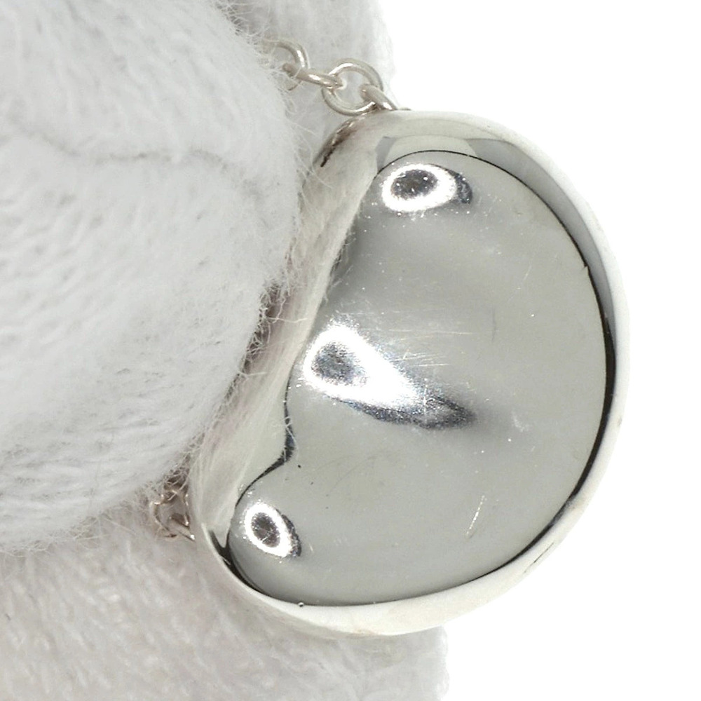 Tiffany Co Elsa Peretti Bean Necklace Sterling Silver